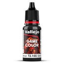 VALLEJO 72.155 GAME COLOR CHARCOAL ACRYLIC PAINT 17ML