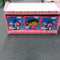 WOODEN TOY BOX W/ CANVAS BOXES DORA