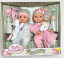 GIGO BABY DREAM - 14 INCH TWIN BABY PLAYSET