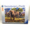 RAVENSBURGER 150403 ELEPHANT FAMILY 500PC JIGSAW PUZZLE