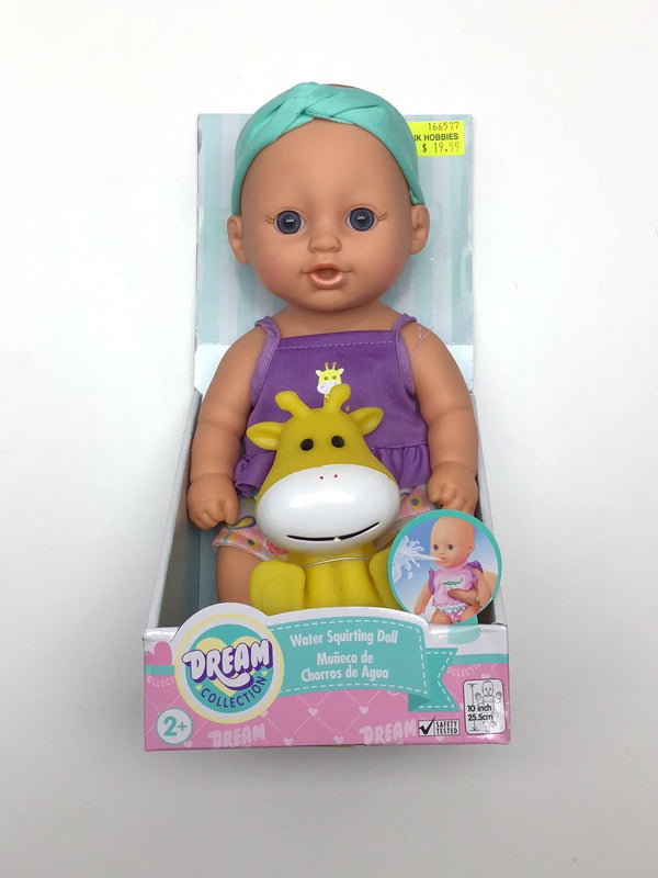 GIGO DREAM COLLECTION- WATER SQUIRTING DOLL WITH PET GIRAFFE