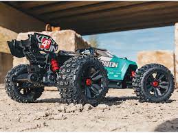 ARRMA KRATON 4X4 BLX 4S  1:10 SCALE  4WD ELECTRIC SPEED RTR MONSTER TRUCK IN BLACK/TEAL