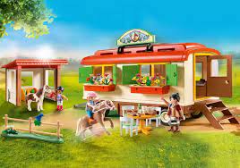 PLAYMOBIL 70510 COUNTRY PONY SHELTER WITH MOBILE HOME