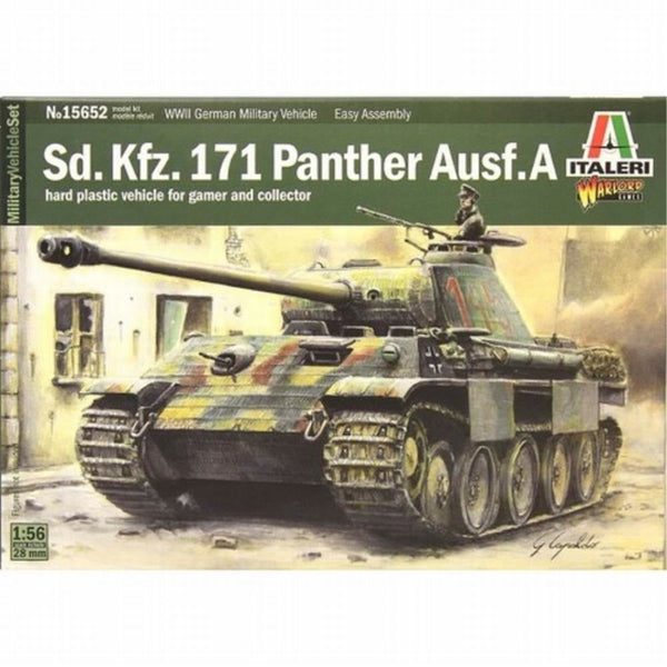 ITALERI 15752 SD. KFZ. 171 PANTHER AUSF.A MODEL TANK 1/56 SCALE PLASTIC MODEL KIT