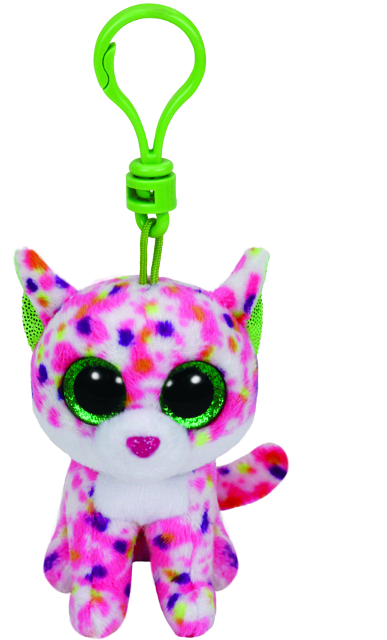 TY BEANIE BOOS SOPHIE PINK CAT CLIP