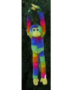 COTTON CANDY JG274 HANGING MONKEY CHLOE RAINBOW PLUSH