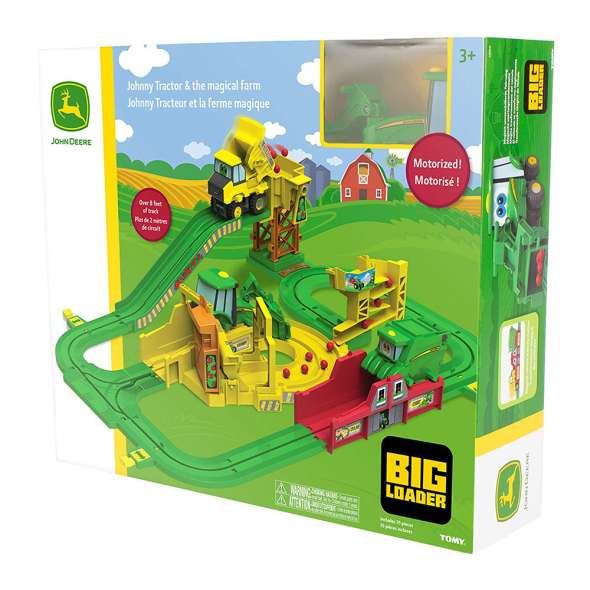 TOMY JOHN DEERE BIG LOADER JOHNNY TRACTOR AND THE MAGICAL FARM
