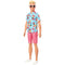 BARBIE FASHIONISTAS BOY DOLL 152 WITH  BLONDE HAIR AND TROPICAL SHIRT