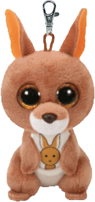 TY BEANIE BOOS KIPPER BROWN KANGAROO CLIP