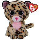 TY BEANIE BOOS LIVVIE LEOPARD BROWN/PINK REGULAR