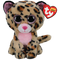 TY BEANIE BOOS LIVVIE LEOPARD BROWN/PINK REGULAR