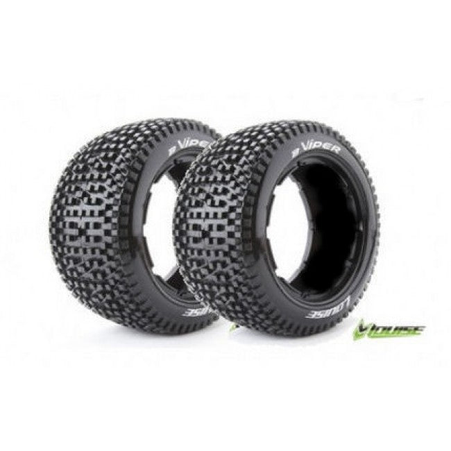 LOUISE L-T3245I B-VIPER 1/5 SCALE BUGGY TYRES REAR PAIR FOR BAJA 5B