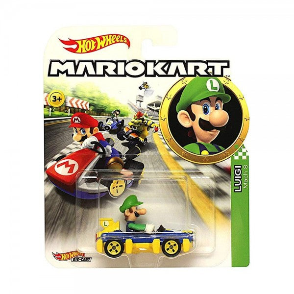 HOT WHEELS MARIO KART GLP37 LUIGI STANDARD KART