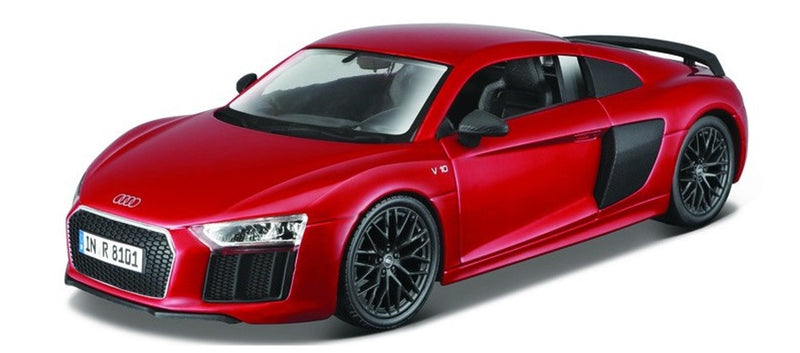 MAISTO 39510 ASSEMBLY LINE AUDI R8 V10 PLUS 1/24 SCALE DIECAST METAL MODEL KIT