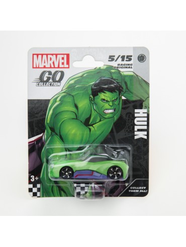 MARVEL GO COLLECTION DIECAST 1:64 RACING SERIES HULK VEHICLE 5 OF 15