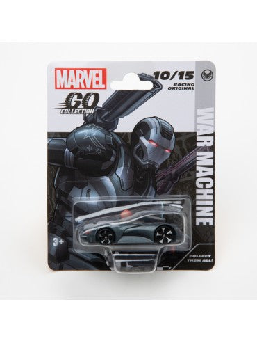 MARVEL GO COLLECTION DIECAST 1:64 RACING SERIES WAR MACHINE VEHICLE 10 OF 15