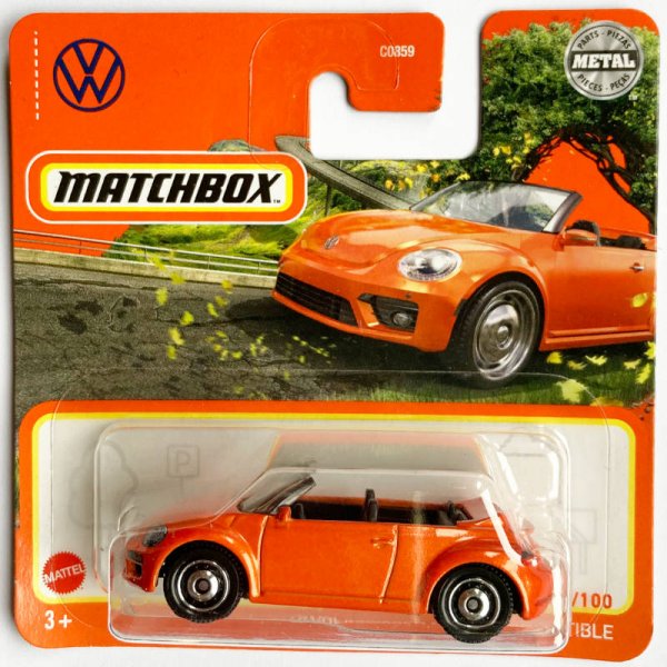 MATCHBOX 2019 VOLKSWAGEN BEETLE CONVERTIBLE 14/100