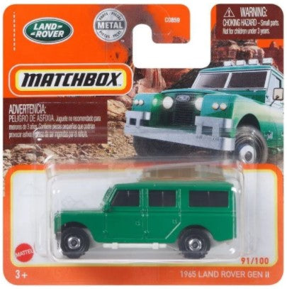 MATCHBOX BASIC CAR COLLECTION GXN09 1965 LAND ROVER GEN II 91 OF 100