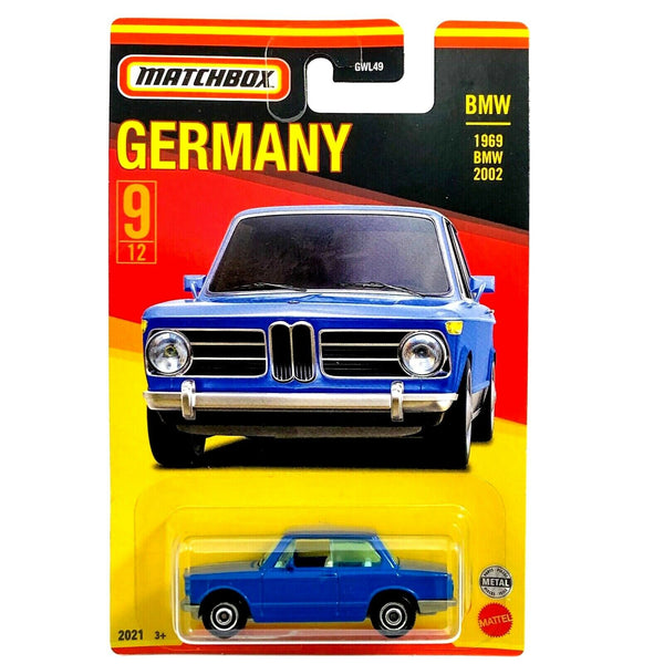 MATCHBOX GWL50 BEST OF GERMANY 1969 BMW 2002 #9 OF 12