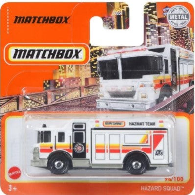 MATCHBOX BASIC CAR COLLECTION GXN12 HAZARD SQUAD 94 OF 100