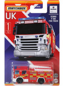 MATCHBOX GWL23 BEST OF UK SCANIA P360 FIRE TRUCK