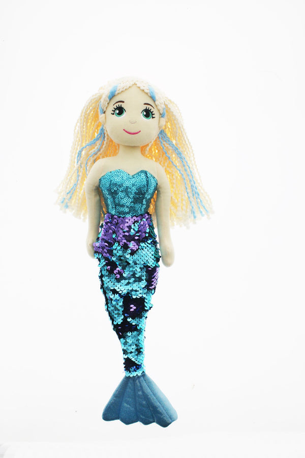 COTTON CANDY 70CM ELSA F-S BLUE MULTI MERMAID