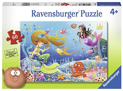 RAVENSBURGER 096381 MERMAID TAILS 60PC JIGSAW PUZZLE