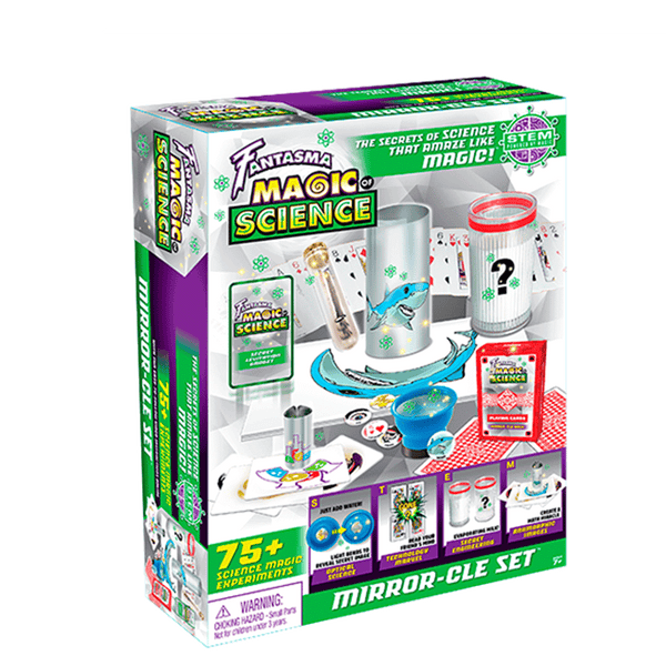 FANTASMA MAGIC OF SCIENCE MIRROR-CLE SET 75 MAGIC SCIENCE EXPERIMENTS