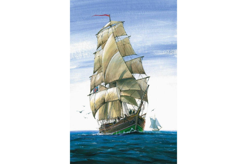 ZVEZDA 9011 BRIGANTINE SAIL SHIP 1/100 SCALE PLASTIC MODEL KIT