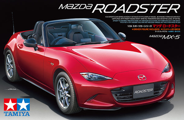 TAMIYA 24342 MAZDA ROADSTER MX-5 1/24 SCALE CAR PLASTIC MODEL KIT