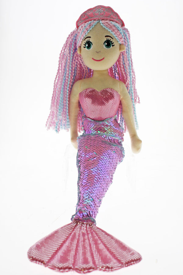 COTTON CANDY 45CM CANDY F-S PINK AND BLUE MERMAID