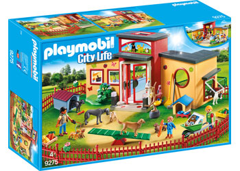 PLAYMOBIL 9275 CITY LIFE TINY PAWS PET HOTEL SET