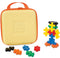 PLUS PLUS BIG TRAVEL CASE YELLOW 15PC CREATIVE CONSTRUCTION BLOCKS