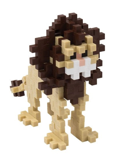 PLUS PLUS ZOO TUBE - LION 100PC CREATIVE CONSTRUCTION BLOCKS