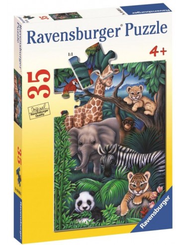 RAVENSBURGER 086016 ANIMAL KINGDOM 35PC JIGSAW PUZZLE