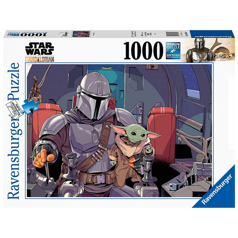 RAVENSBURGER 165650 DISNEY+ STAR WARS THE MANDALORIAN 1000PC JIGSAW PUZZLE