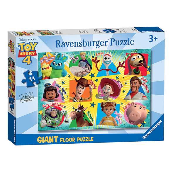 RAVENSBURGER 055623 DISNEY TOY STORY 4 WE ARE BACK 24PC GIANT FLOOR JIGSAW PUZZLE