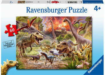 RAVENSBURGER 051649 DINOSAUR DASH 60PC JIGSAW PUZZLE