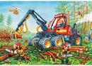 RAVENSBURGER 078028 DIGGERS AT WORK 2x24PC JIGSAW PUZZLE