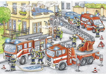 RAVENSBURGER 078141 HEROES IN ACTION 2x24PC JIGSAW PUZZLE