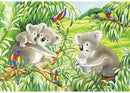 RAVENSBURGER 078202 SWEET KOALAS AND PANDAS 2x24PC JIGSAW PUZZLE