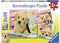 RAVENSBURGER 080656 CUTE PUPPY DOGS 3x49PC JIGSAW PUZZLE