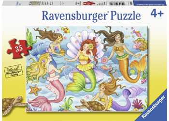 RAVENSBURGER 086849 QUEENS OF THE OCEAN 35PC JIGSAW PUZZLE