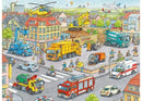 RAVENSBURGER 105588 VEHICLES IN THE CITY 100PC XXL JIGSAW PUZZLE