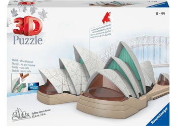 RAVENSBURGER 112432 SYDNEY OPERA HOUSE 337PC 3D JIGSAW PUZZLE