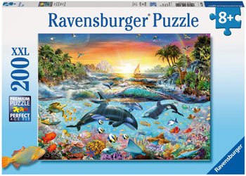 RAVENSBURGER 128044 ORCA PARADISE  200PC XXL JIGSAW PUZZLE