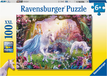 RAVENSBURGER 128877 MAGICAL UNICORN 100PC XXL JIGSAW PUZZLE