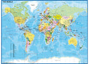 RAVENSBURGER 128907 MAP OF THE WORLD 200PC XXL JIGSAW PUZZLE