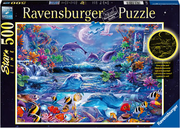 RAVENSBURGER 150472 STARLINE MAGICAL MOONLIGHT 500PC GLOW IN THE DARK JIGSAW PUZZLE