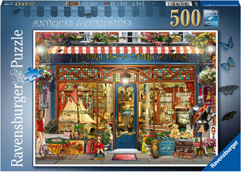 RAVENSBURGER 164073 ANTIQUES & CURIOSITIES 500PC JIGSAW PUZZLE